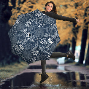Coral Reef Pattern Print Design 05 Umbrella