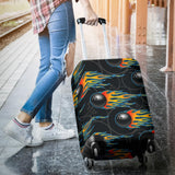 Bowling Balls Flame Pattern Luggage Covers