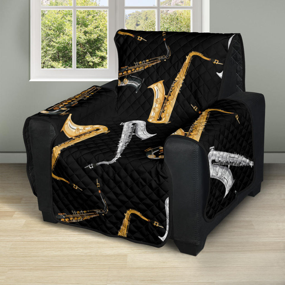saxophone design pattern Recliner Cover Protector