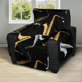 saxophone design pattern Recliner Cover Protector