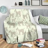 Little Young Goat Pattern Premium Blanket