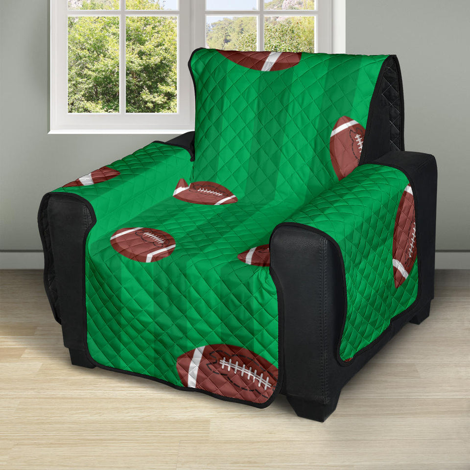 American football ball field background Recliner Cover Protector