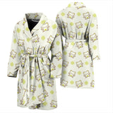 Cute Cartoon Frog Baby Pattern Men'S Bathrobe