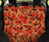 Fire Flame Pattern Dog Car Seat Covers