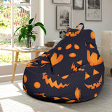 Halloween Pattern Pumpkin Background Bean Bag Cover