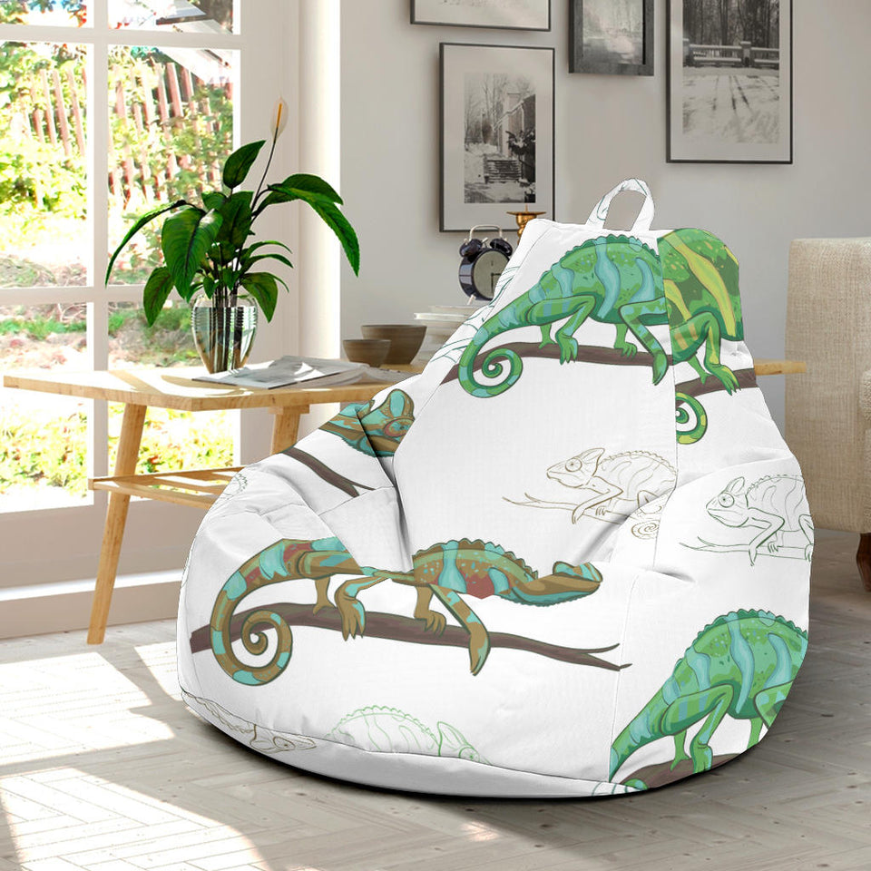 Chameleon Lizard Pattern Bean Bag Cover