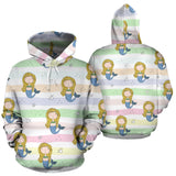 Cute Hand Drawn Mermaid Men Women Pullover Hoodie