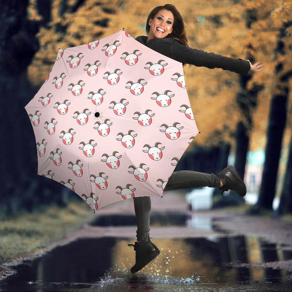 Cute Goat Pattern Umbrella