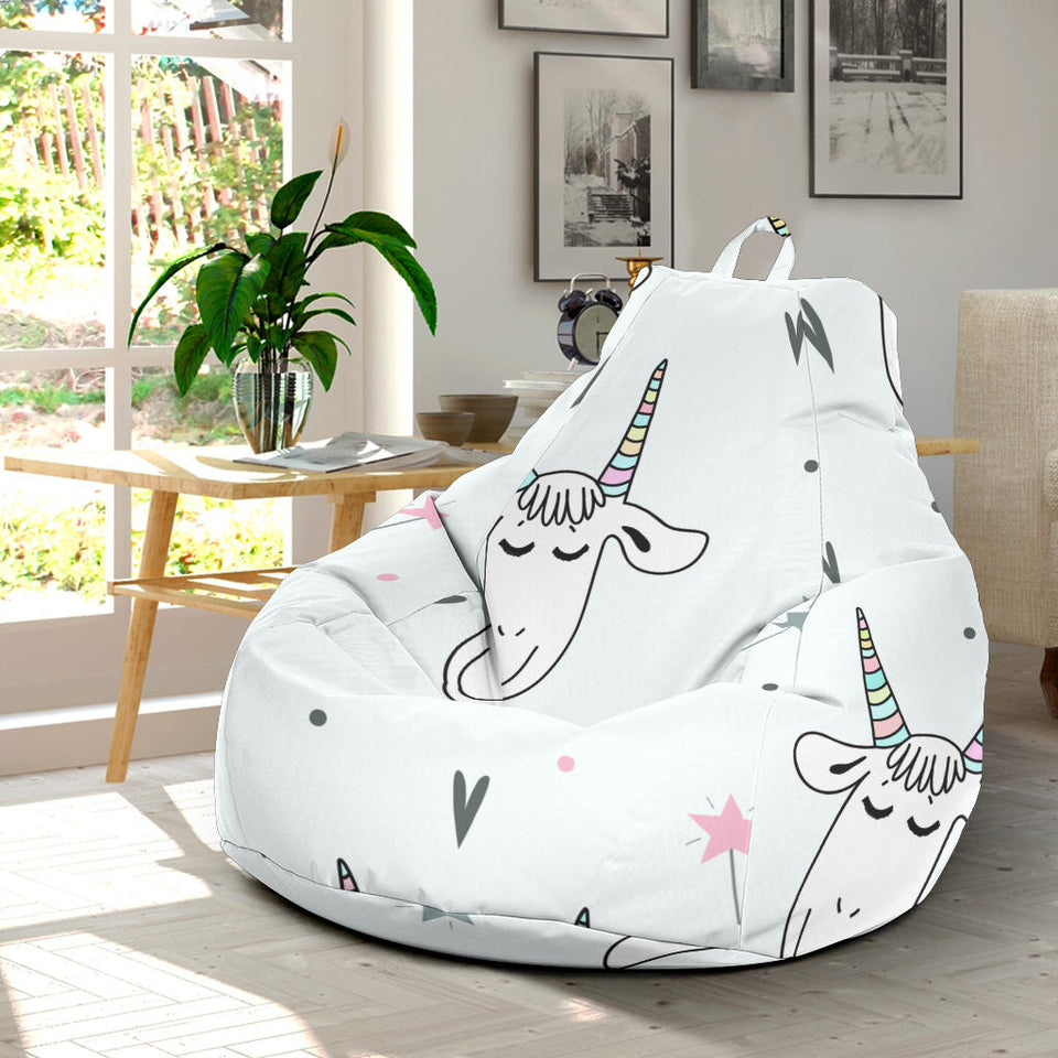 Cute Goat Design Pattern Bean Bag Cover