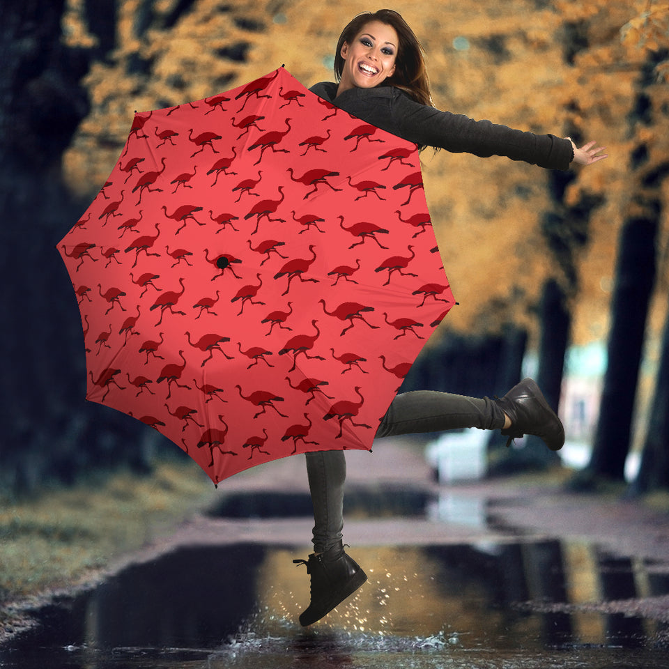 Ostrich Pattern Print Design 03 Umbrella
