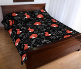 fox sleeping fox pattern Quilt Bed Set