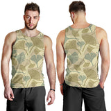 Ginkgo leaves design pattern Men Tank Top