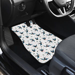 Swallow Pattern Print Design 04 Front Car Mats