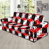 Dice Pattern Print Design 02 Sofa Slipcover