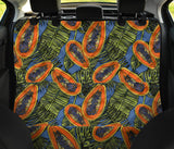 Colorful Papaya Tropical Leaves Dog Car Seat Covers