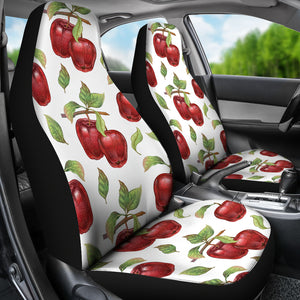 Red Apples Pattern  Universal Fit Car Seat Covers