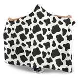 Cow Skin Pattern Hooded Blanketà¹†À¹†