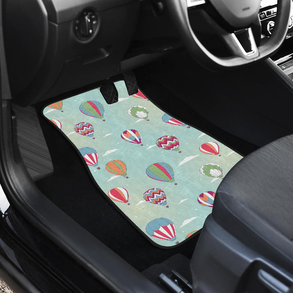 Hot Air Balloon Design Pattern Front Car Mats