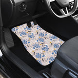 Cute Peacock Pattern Front Car Mats