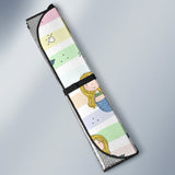 Cute Hand Drawn Mermaid Car Sun Shade