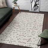 Chemistry Periodic Table Pattern Print Design 04 Area Rug