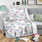 Helicopter Plane Pattern Premium Blanket