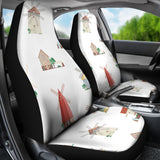 Windmill Design Pattern  Universal Fit Car Seat Covers
