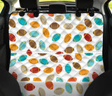 Colorful American Football Ball Pattern Dog Car Seat Covers