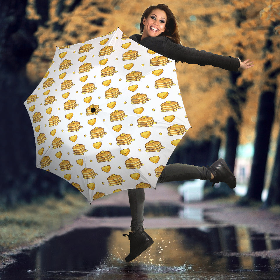 Pancake Pattern Print Design 03 Umbrella