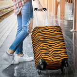 Bengal Tigers Skin Print Pattern Background Luggage Covers