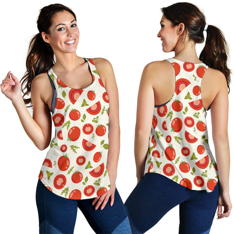Tomato pattern Women Racerback Tank Top