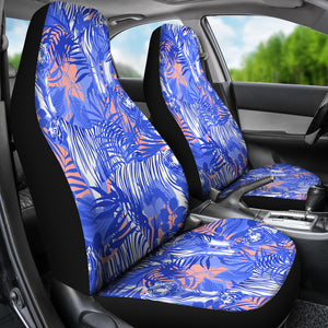 White Bengal Tigers Pattern  Universal Fit Car Seat Covers
