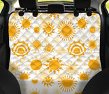 Sun Design Pattern Dog Car Seat Covers