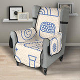 Cute sushi icon pattern Chair Cover Protector