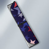Red Blue Star Pattern Car Sun Shade