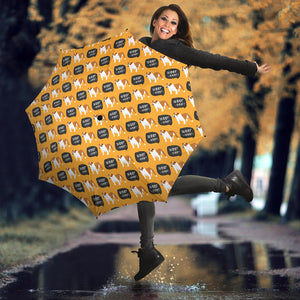English Bulldog Pattern Print Design 04 Umbrella