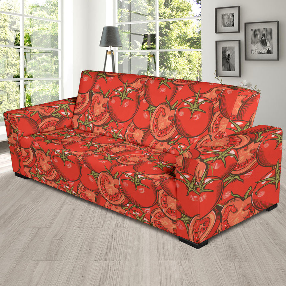 Red Tomato Pattern Sofa Slipcover