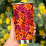 Autumn Maple Leaf Pattern Tumbler