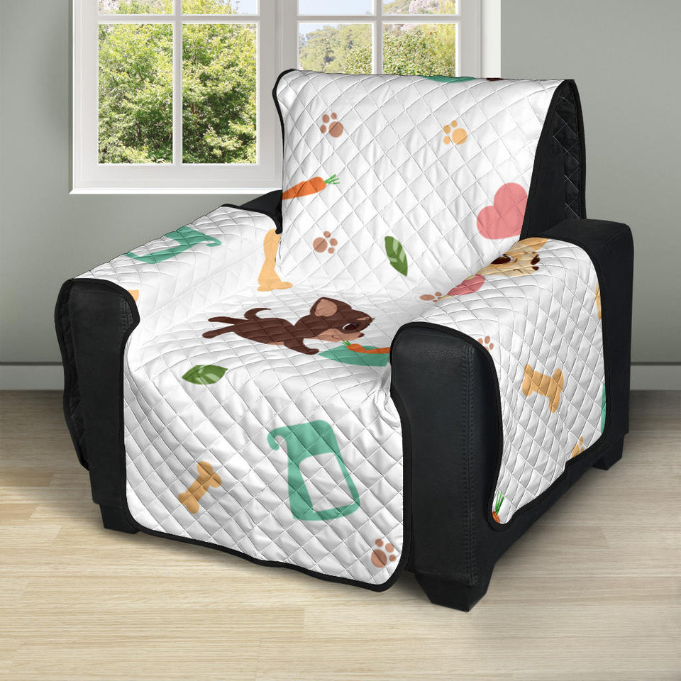 Cute Chihuahua puppie pattern Recliner Cover Protector