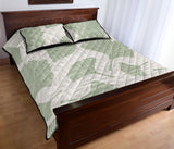 Ginkgo leaves pattern Quilt Bed Set