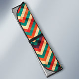 Zigzag  Chevron Colorful Pattern Car Sun Shade