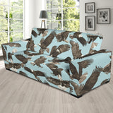 Eagle Pattern Print Design 01 Sofa Slipcover