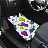 Grape Pattern Front And Back Car Mats
