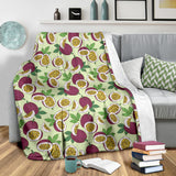 Passion Fruit Pattern Premium Blanket