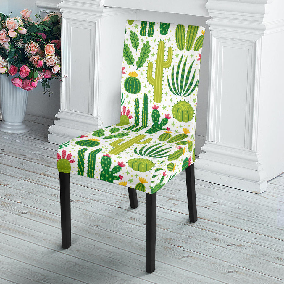 Cactus Pattern Dining Chair Slipcover