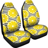 Slice Of Lemon Design Pattern Universal Fit Car Seat Covers