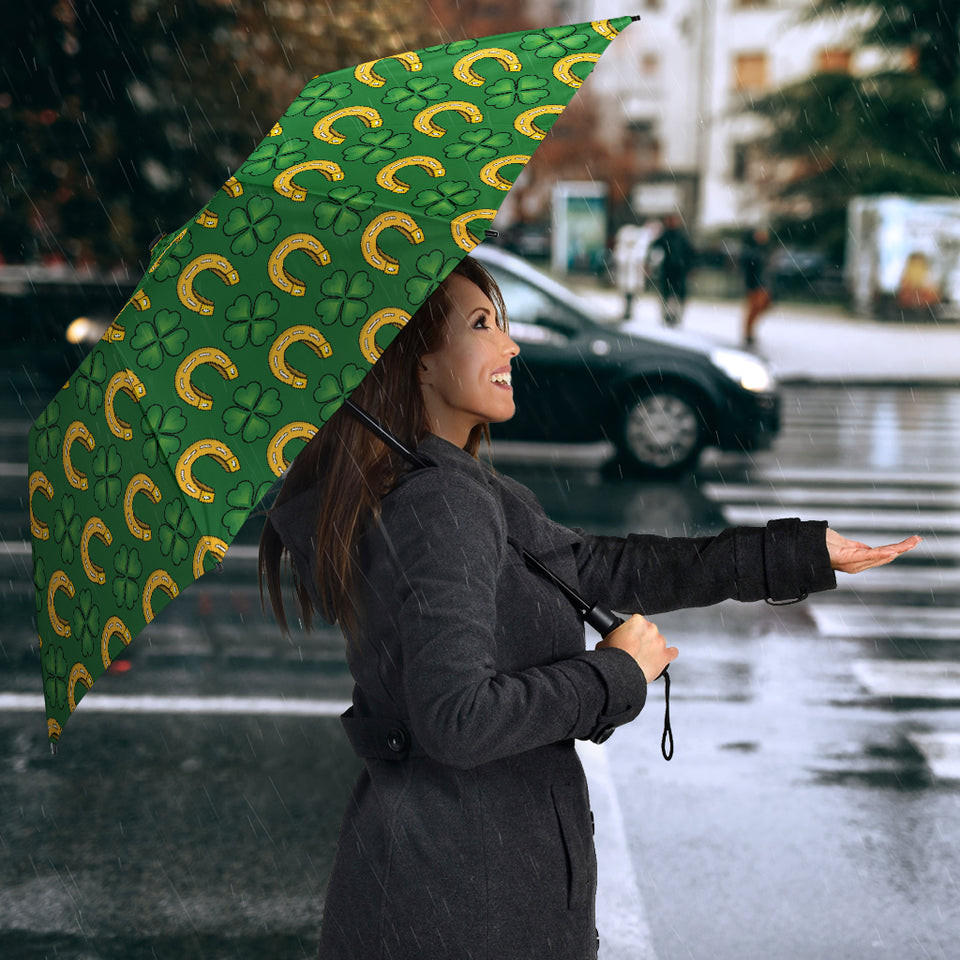 Horseshoes Pattern Print Design 05 Umbrella