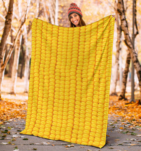 Corn Pattern Print Design 04 Premium Blanket