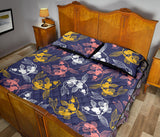 Koi Fish Carp Fish pattern Quilt Bed Set