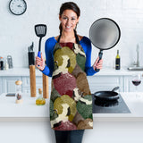 Japanese Cranes Flying Forest Dot Pattern Adjustable Apron